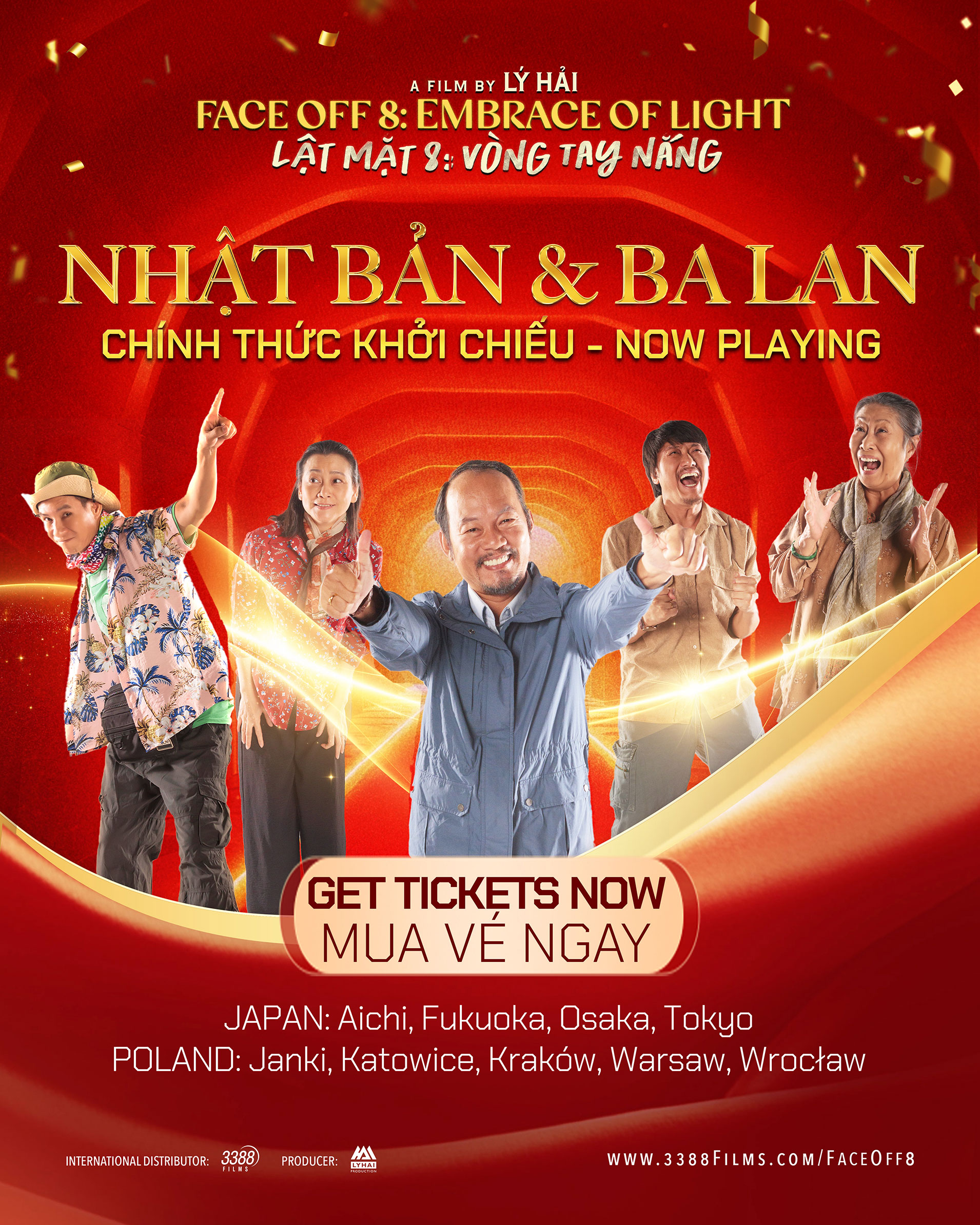 Face Off 8 (Lật Mặt 8) - Theater List - Japan & Poland